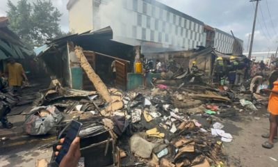 Fire Guts 20 Shops, Destroys Goods Worth Millions Of Naira In Ibadan