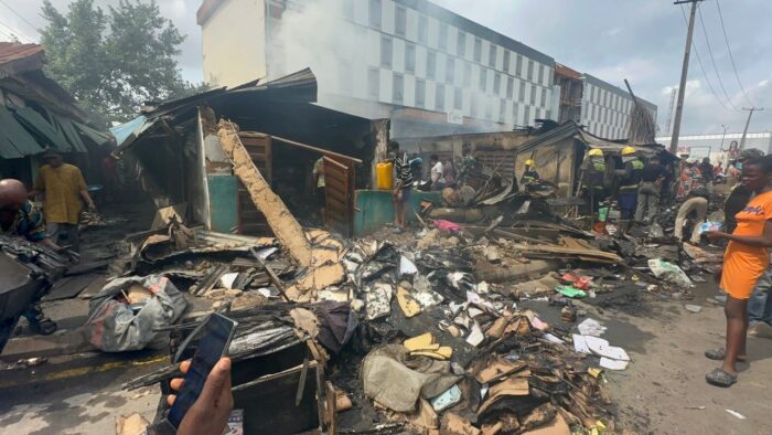Fire Guts 20 Shops, Destroys Goods Worth Millions Of Naira In Ibadan
