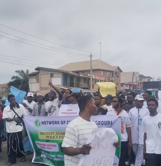 Protesters demonstrate in Osun, seek deployment of police commissioner
