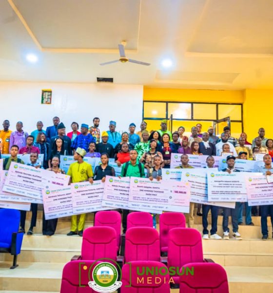 UNIOSUN Students Receive Scholarships as VC Commends ODF Texas, WAPCO for Investing in Education