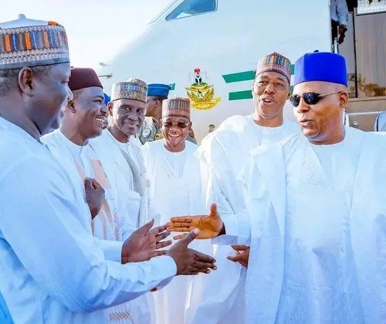 JUST IN: VP Shettima Arrives In Maiduguri For Inauguration Of Key Projects