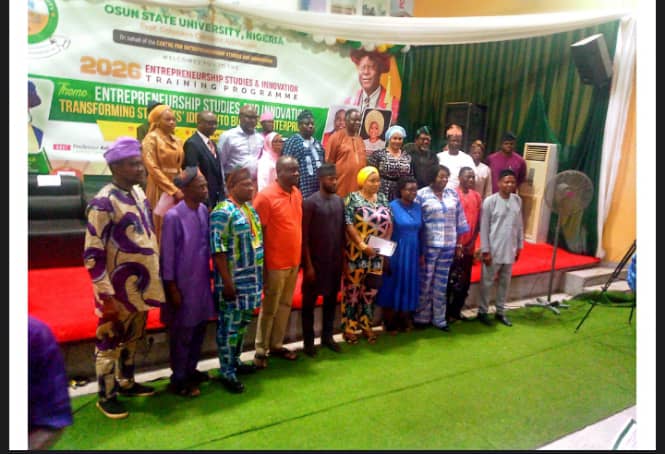 Osun First Lady, UNIOSUN Vice-Chancellor Charge Students To Embrace Entrepreneurship, Innovation