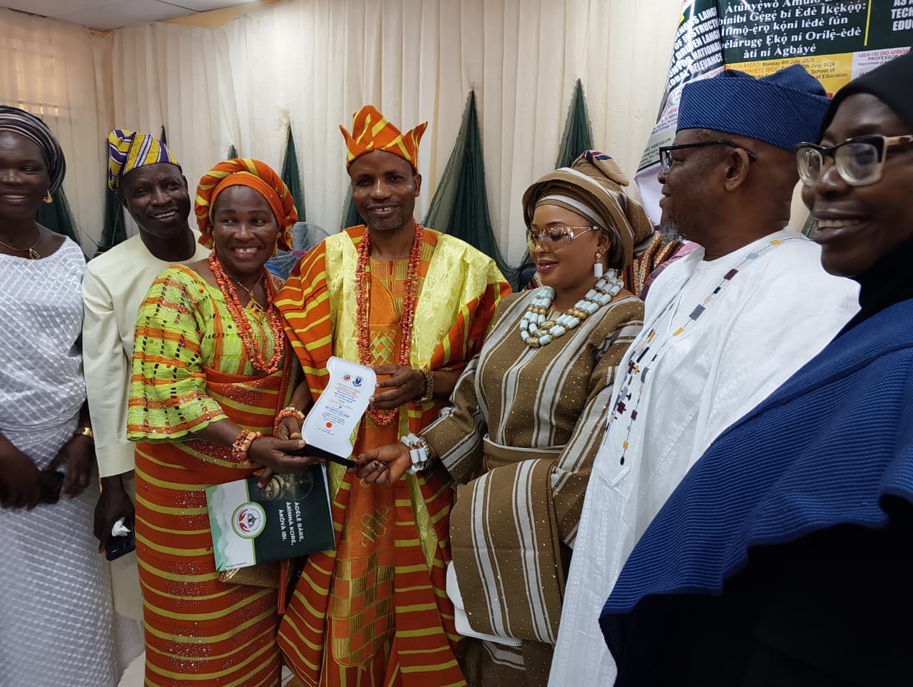 Association of Yoruba Scholars Honours UNIOSUN Don with Award of Excellence