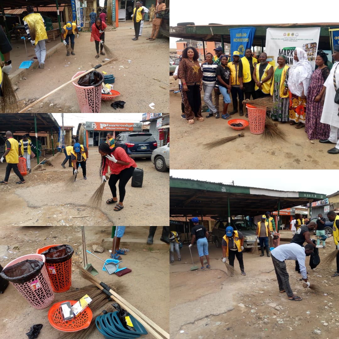 Osun: Lions Clubs Promote Environmental Hygiene, Donate Sanitation Materials to Osun Market