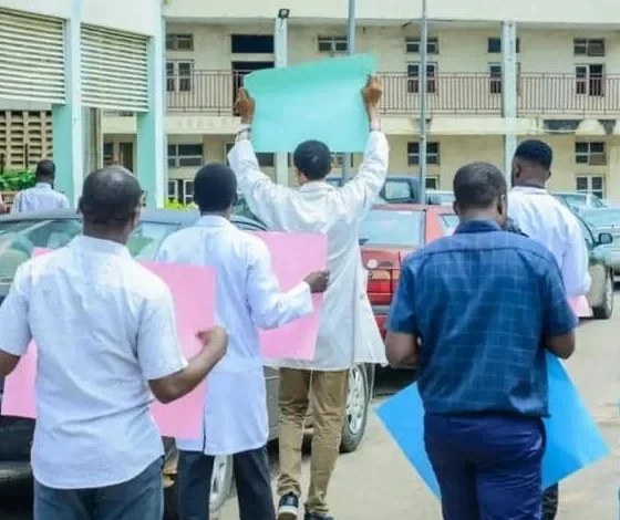 LAUTECH Resident Doctors Protest Over Unpaid Salaries, Staff Shortage