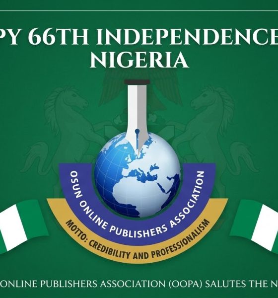 Nigeria @ 66: OOPA Advocates Youth-Centred Development, Responsible Digital Journalism