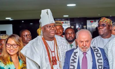 Ooni Congratulates Lula on Re-election, Seeks Stronger Africa-Brazil Ties