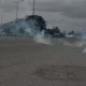 EndSARS Anniversary: Police Fire Tear Gas As Protesters Gather At Lekki Toll Gate